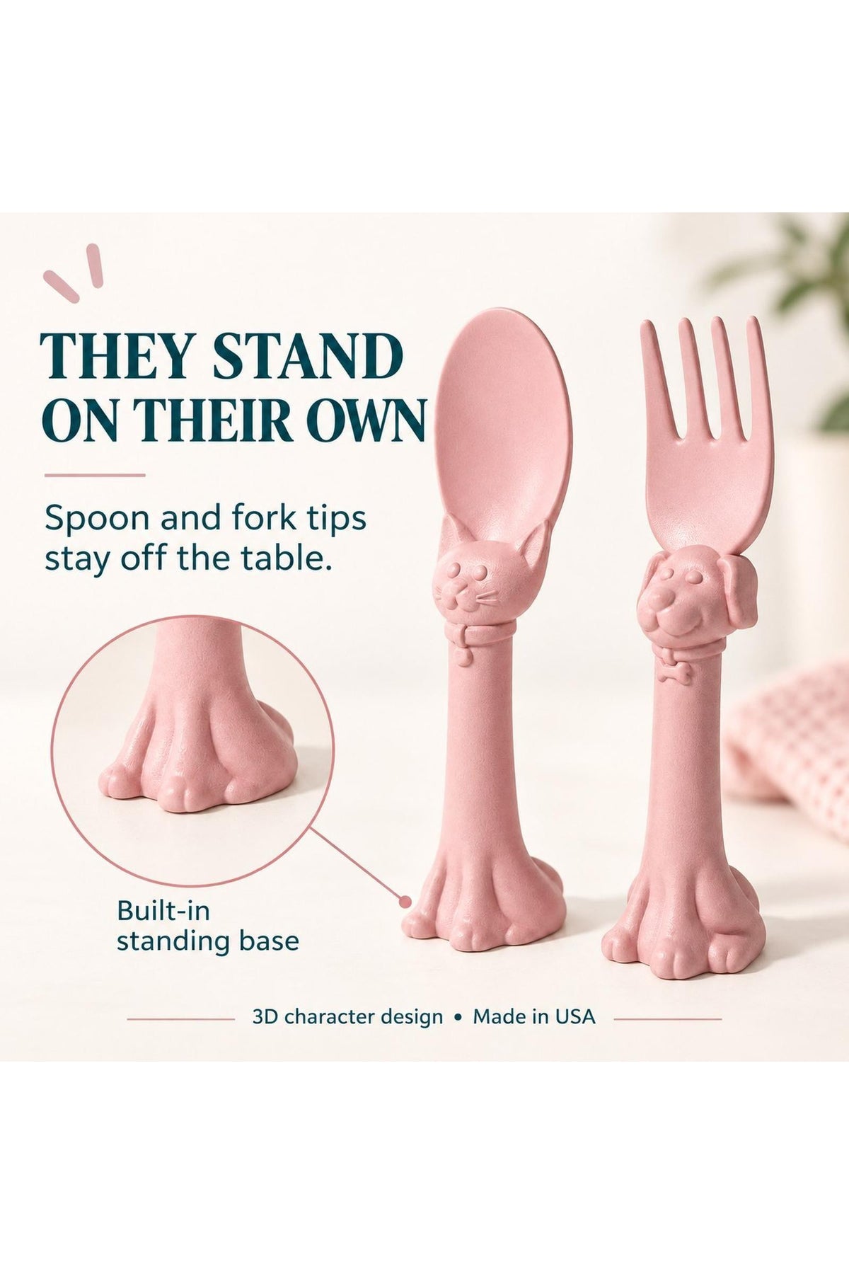 Spoon la la Toddler Spoon & Fork Set — 6 Piece Gift Set
