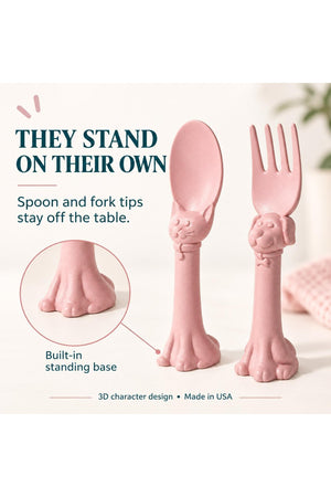 Spoon la la Toddler Spoon & Fork Set — 6 Piece Gift Set