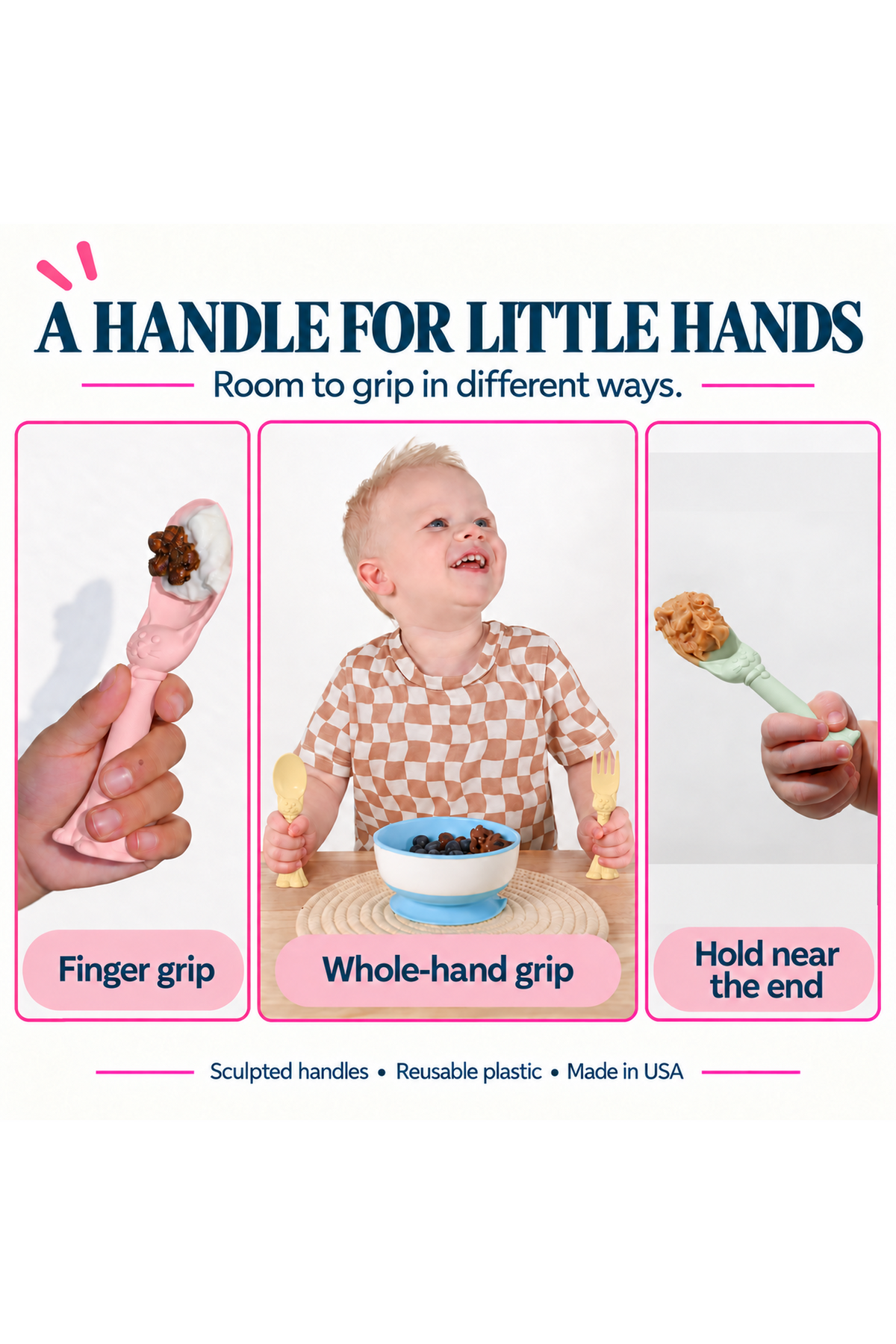 Spoon la la Toddler Spoon & Fork Set — 6 Piece Gift Set