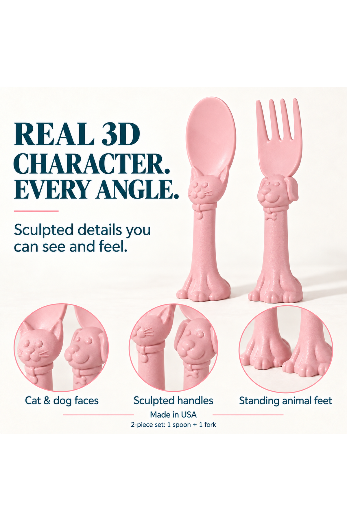 Spoon la la Toddler Spoon & Fork Set — 2 Pieces