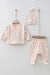 Floral Baby Long-Sleeve Pants | 100% Cotton | Gift Set
