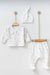 Floral Baby Long-Sleeve Pants | 100% Cotton | Gift Set
