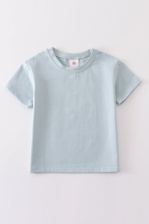 Baby's Blue Gray Bubble & Family Matching T-shirts | Gender Neutral  | Cotton