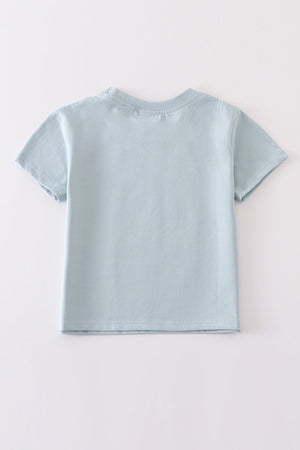 Baby's Blue Gray Bubble & Family Matching T-shirts | Gender Neutral  | Cotton