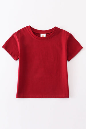 Baby's Maroon Bubble & Family Matching T-shirts | Gender Neutral  | Cotton