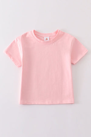 Baby Girls Soft Coral Bubble & Family Matching T-shirts  | Cotton