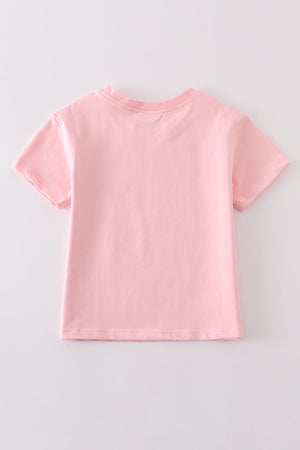 Baby Girls Soft Coral Bubble & Family Matching T-shirts  | Cotton