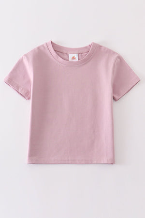 Baby Girls Mauve Bubble & Family Matching T-shirts  | Cotton