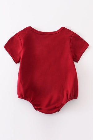 Baby's Maroon Bubble & Family Matching T-shirts | Gender Neutral  | Cotton