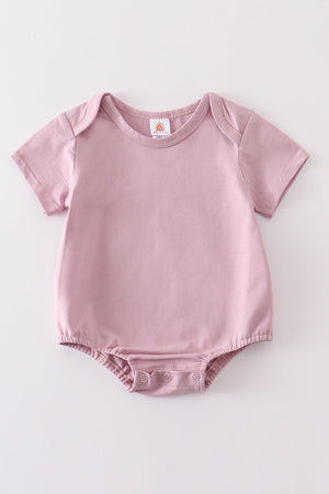 Baby Girls Mauve Bubble & Family Matching T-shirts  | Cotton