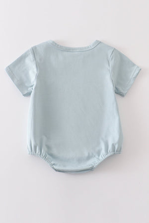 Baby's Blue Gray Bubble & Family Matching T-shirts | Gender Neutral  | Cotton