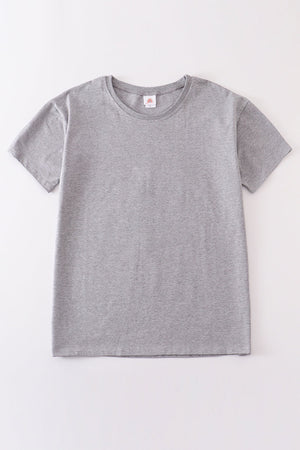 Baby's Gray Bubble & Family Matching T-shirts | Gender Neutral  | Cotton