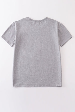 Baby's Gray Bubble & Family Matching T-shirts | Gender Neutral  | Cotton