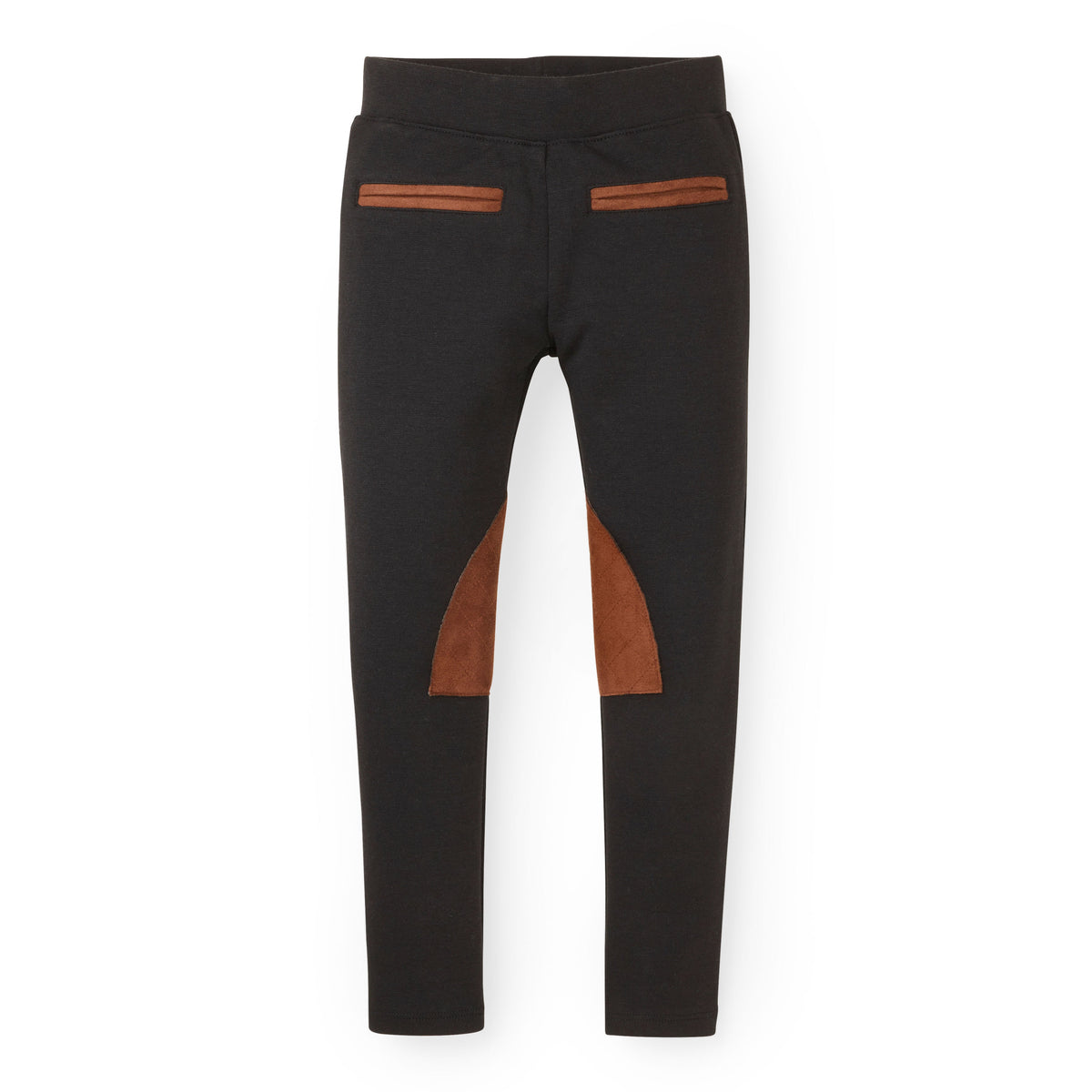 Organic Cotton Ponte Riding Baby Pant,  Black