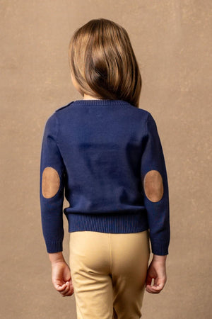Hope & Henry Horse Intarsia Pullover Sweater - Baby