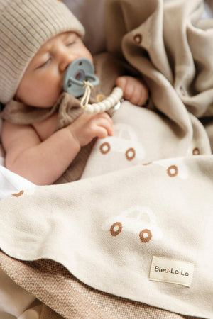 Knit Car Luxury Swaddle Blanket | 100% OEKO Tex Pima Cotton