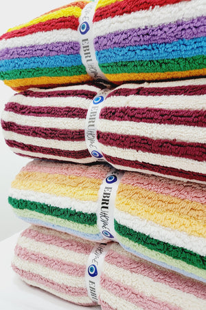 Organic Turkish Cotton Bath Towels - Rainbow