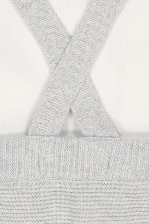 Hope & Henry Organic Cotton Knit Bodysuit and Sweater Overall Set