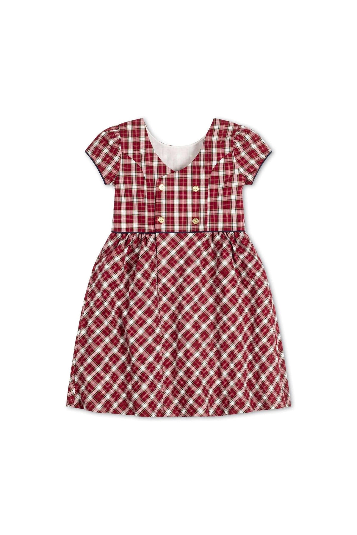 Short Sleeve Organic Cotton Schoolgirl Dress