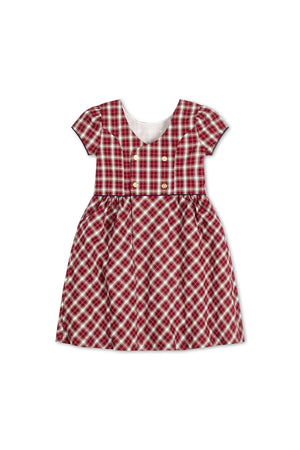 Short Sleeve Organic Cotton Schoolgirl Dress
