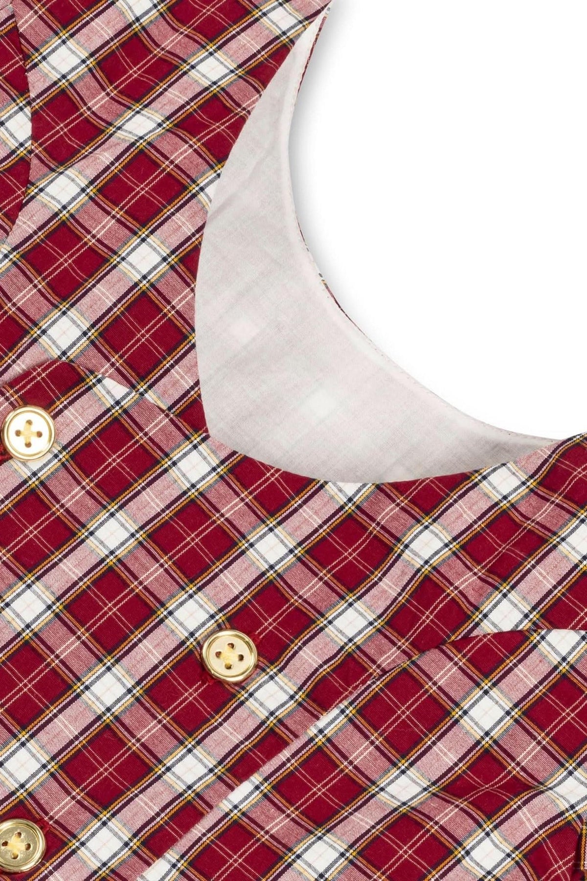 Short Sleeve Organic Cotton Schoolgirl Dress