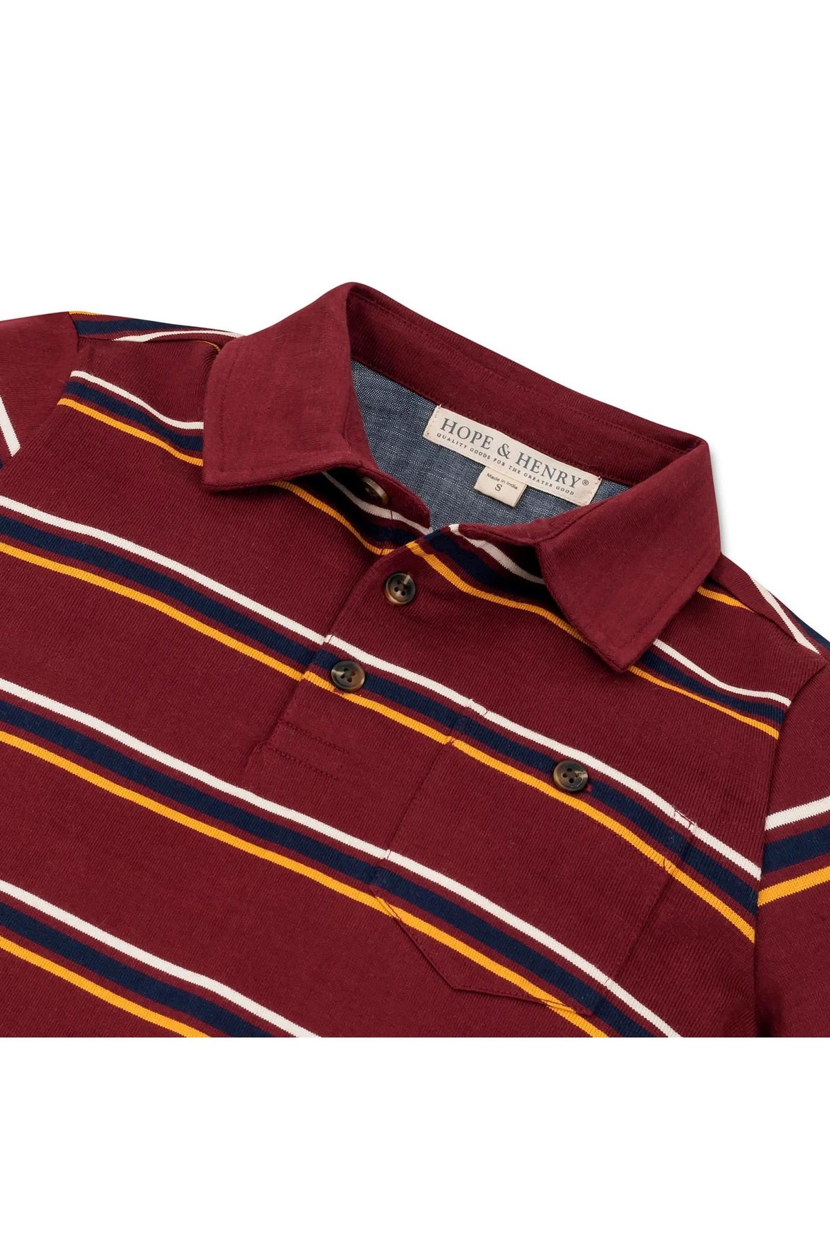 Hope & Henry Organic Cotton Jersey Polo - Baby