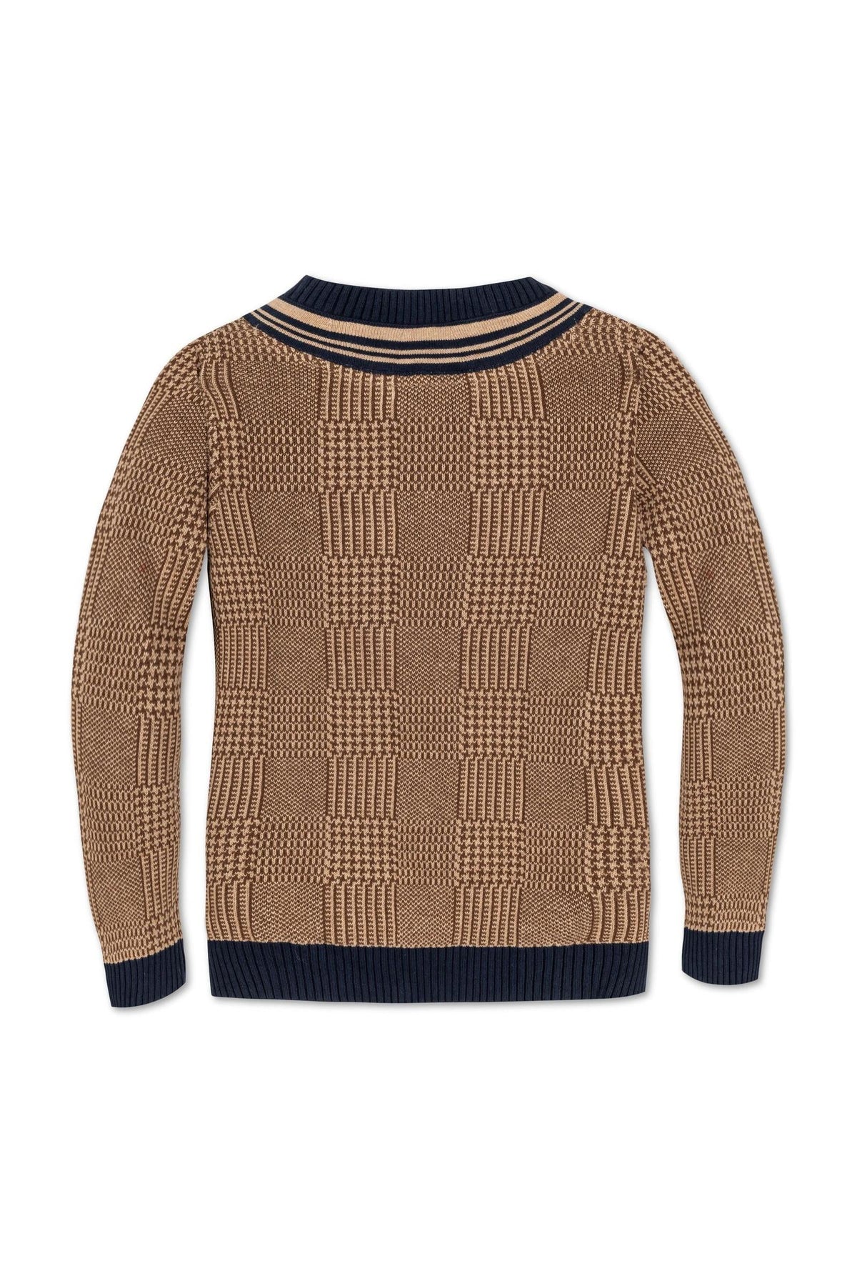 Hope & Henry Organic Cotton Intarsia Cricket Sweater