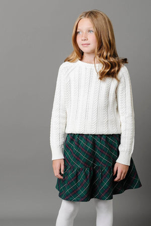 Hope & Henry Organic Cotton Flounce Party Skirt