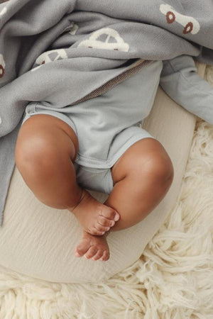 Knit Car Luxury Swaddle Blanket | 100% OEKO Tex Pima Cotton