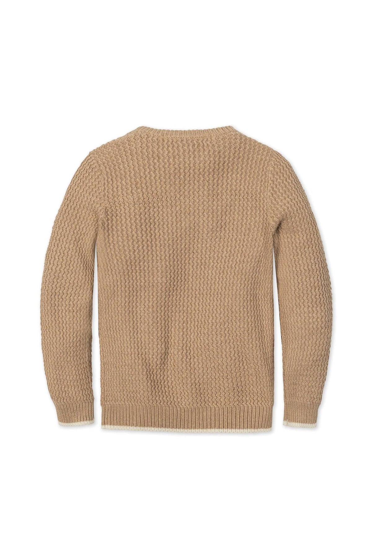 Hope & Henry Organic Cotton Crewneck Sweater with Buttons