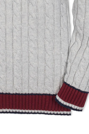 Hope & Henry Organic Cotton V-Neck Cricket Sweater