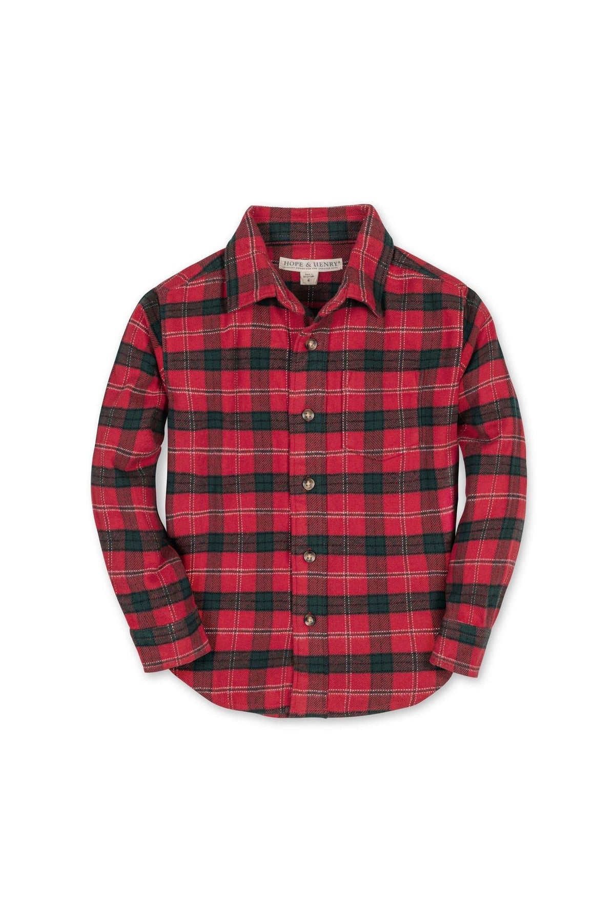 Organic Cotton Flannel Shirt
