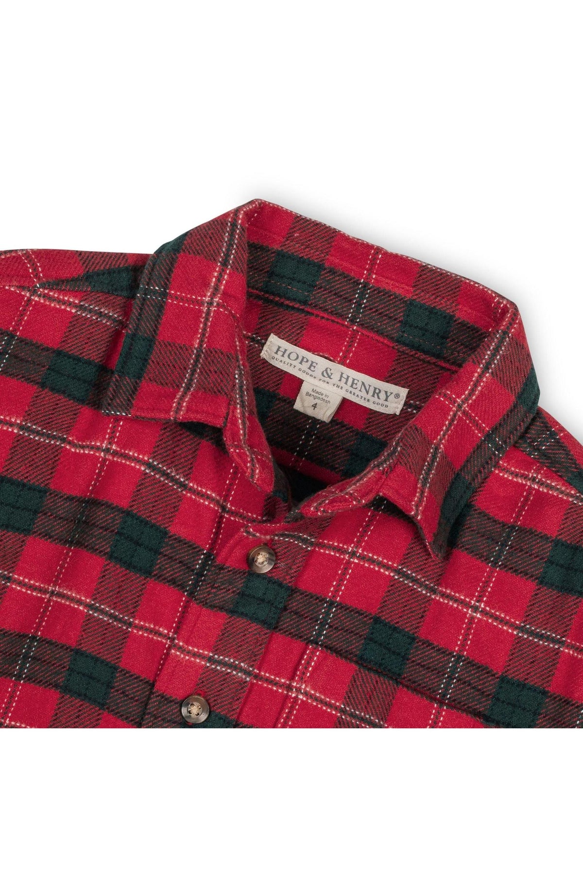 Organic Cotton Flannel Shirt