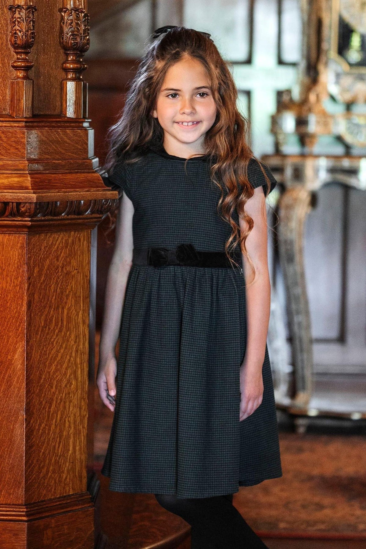 Organic Cotton Peter Pan Collar Party Dress