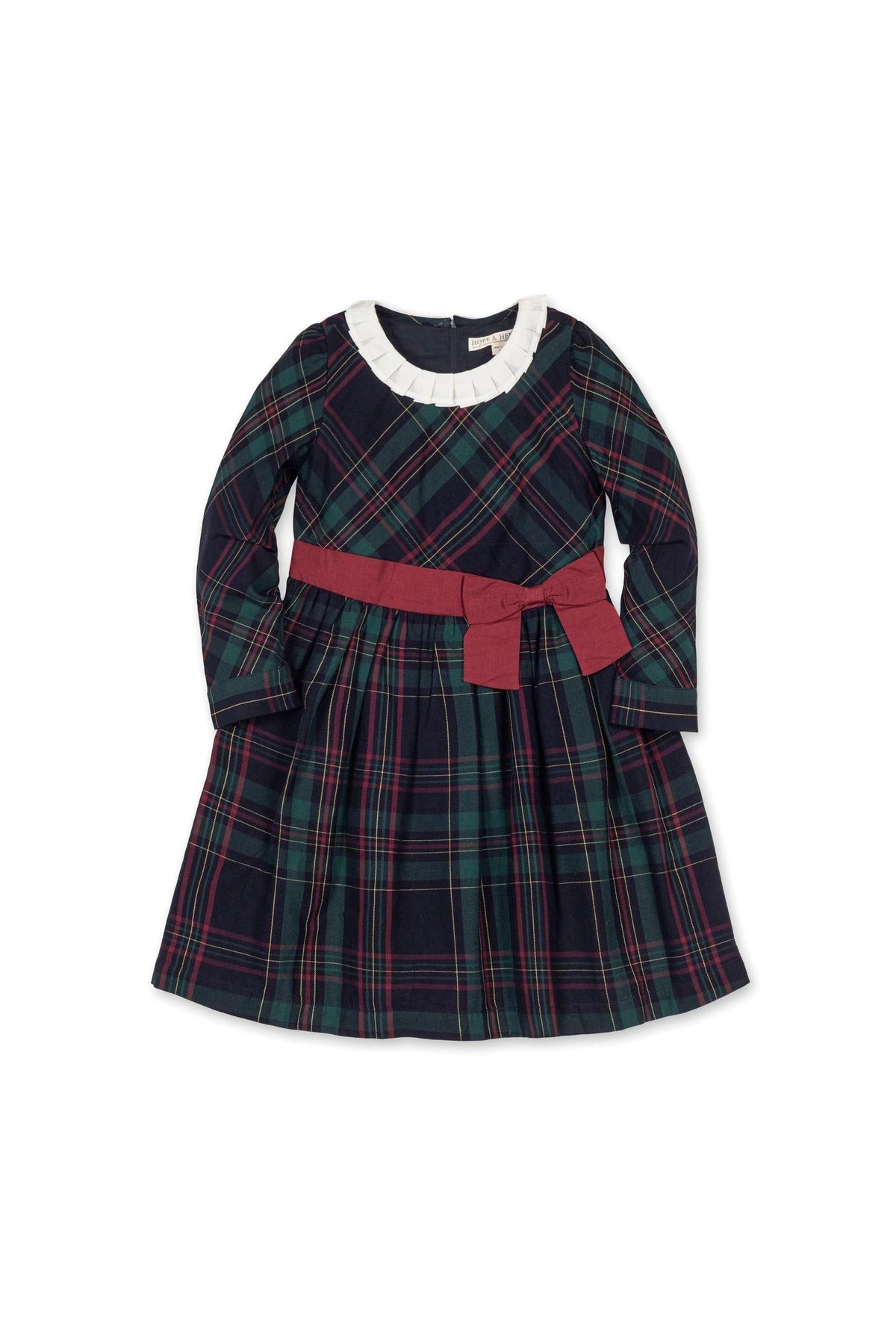 Organic Cotton Pleated Collar Party Dress