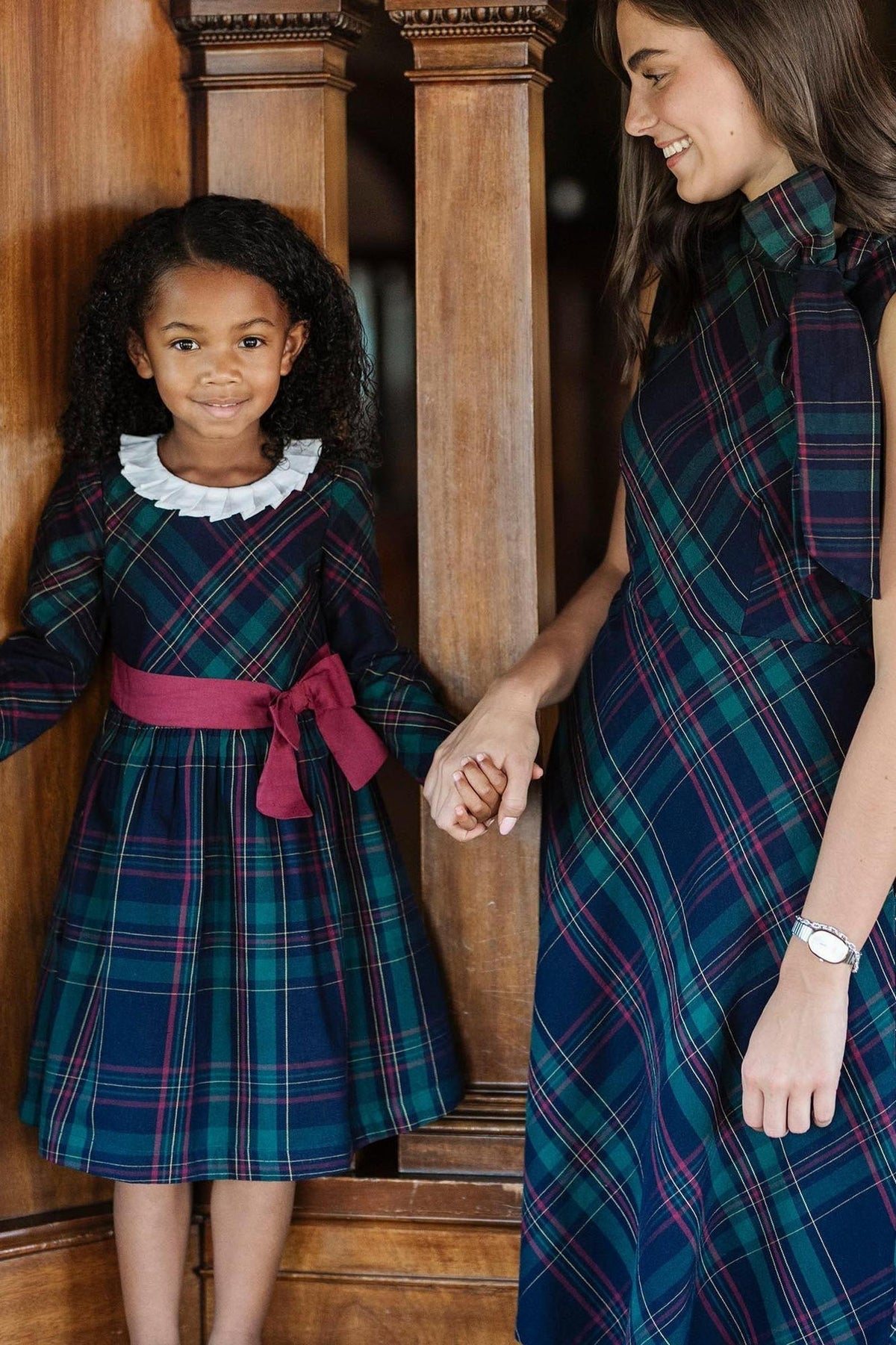 Organic Cotton Pleated Collar Party Dress