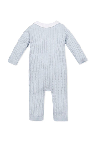 Hope & Henry Organic Cotton Peter Pan Collar Sweater Romper