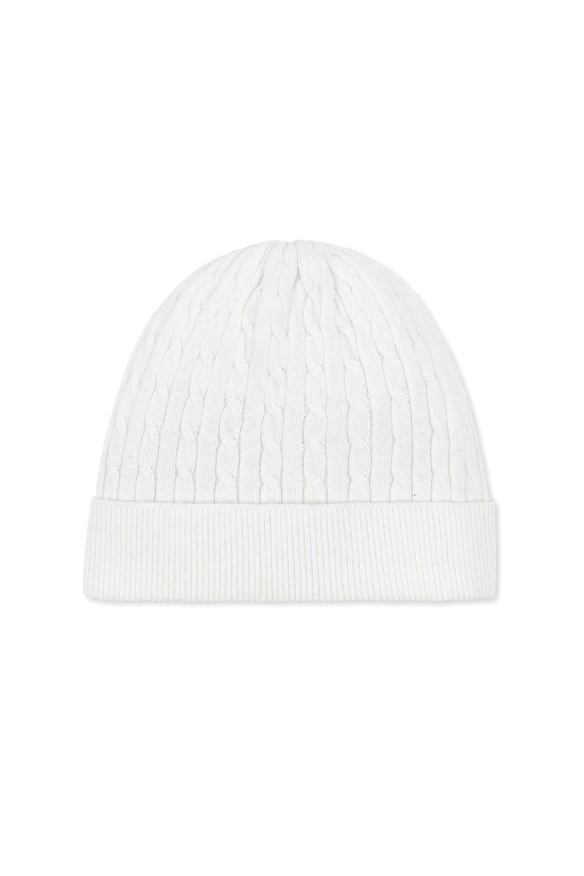Hope & Henry Organic Cotton Sweater Beanie and Bootie Set