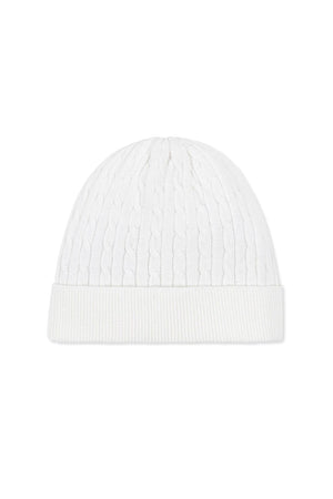 Hope & Henry Organic Cotton Sweater Beanie and Bootie Set