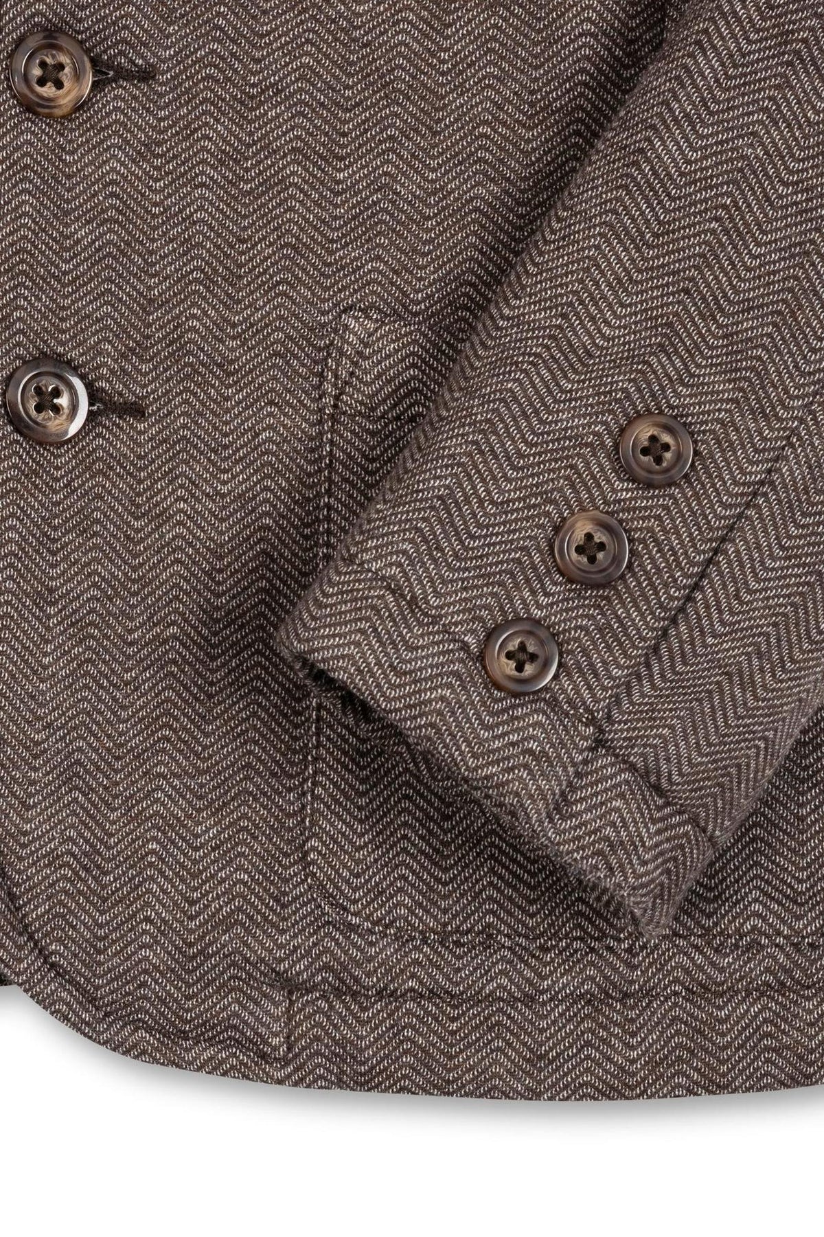 Organic Cotton Fleece Blazer, Chocolate, Toddler & Kids