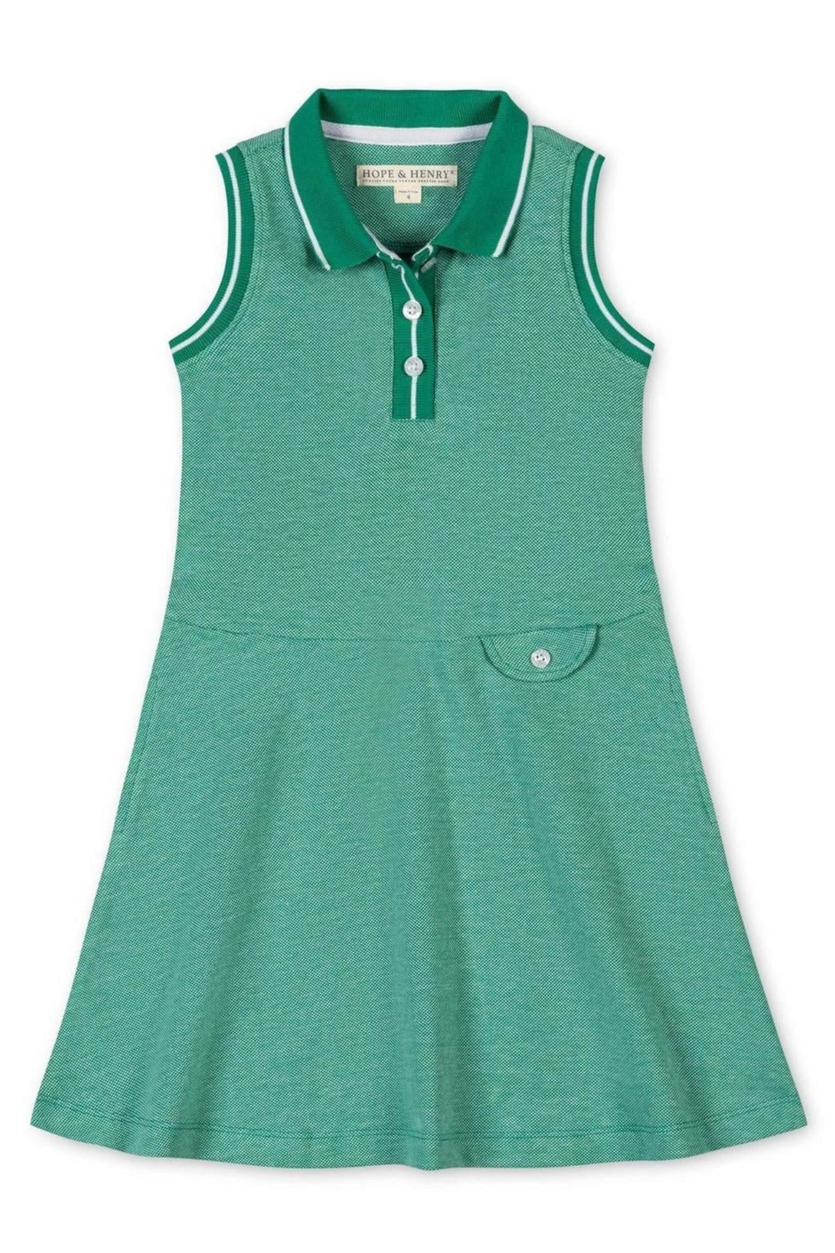 green emerald velvet dress Cotton Island Pleated Front Twist Dress in Kelly Green main image 1