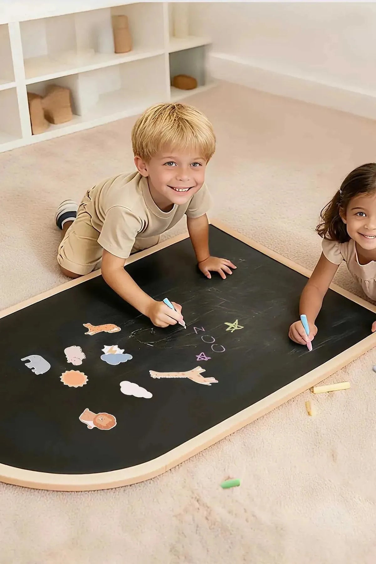 Tiny Land® Double-Sided Arched Magnet Chalkboard