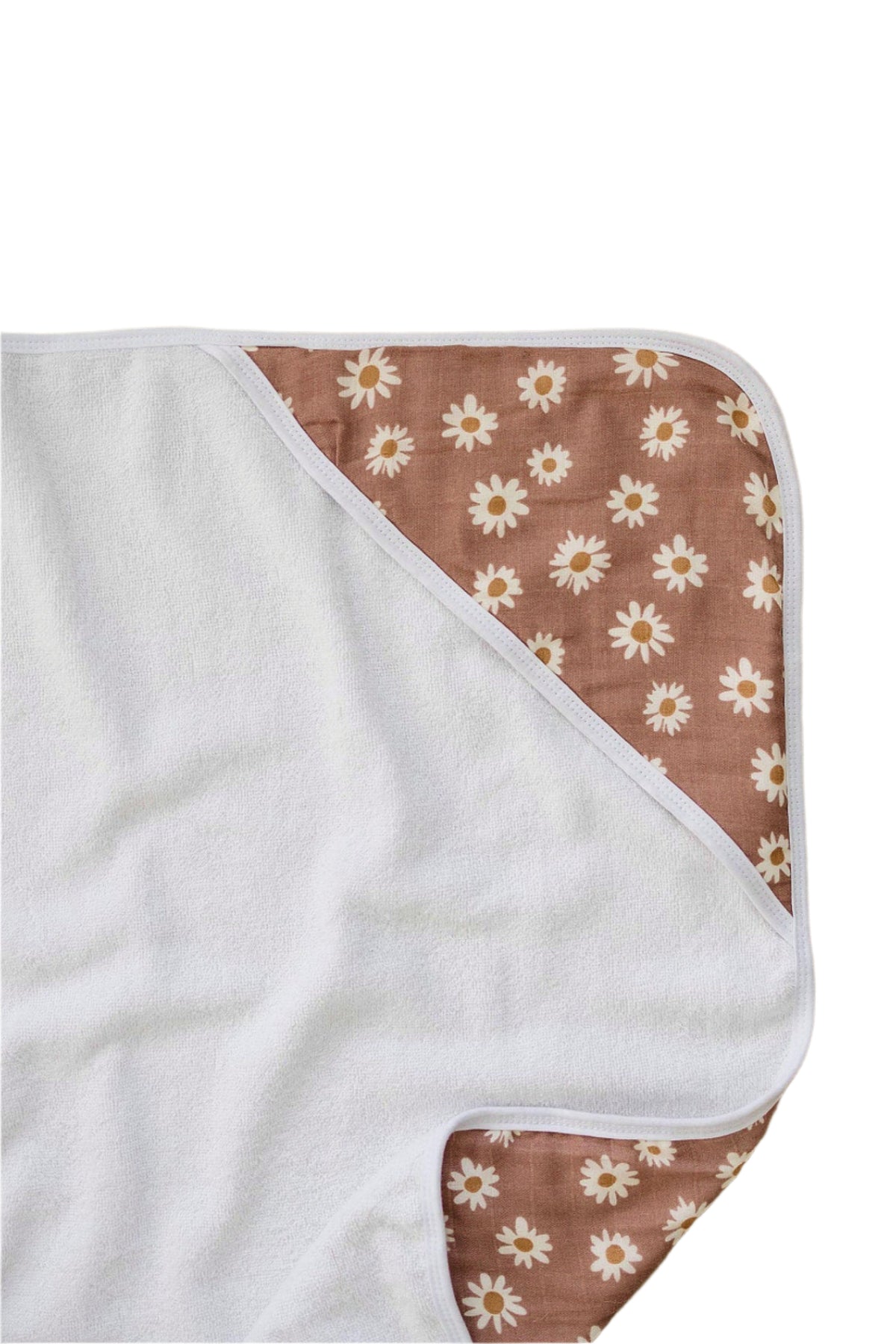 Mebie Baby  Daisy Dream Muslin Hooded Towel | 100% Cotton | Baby Essentials