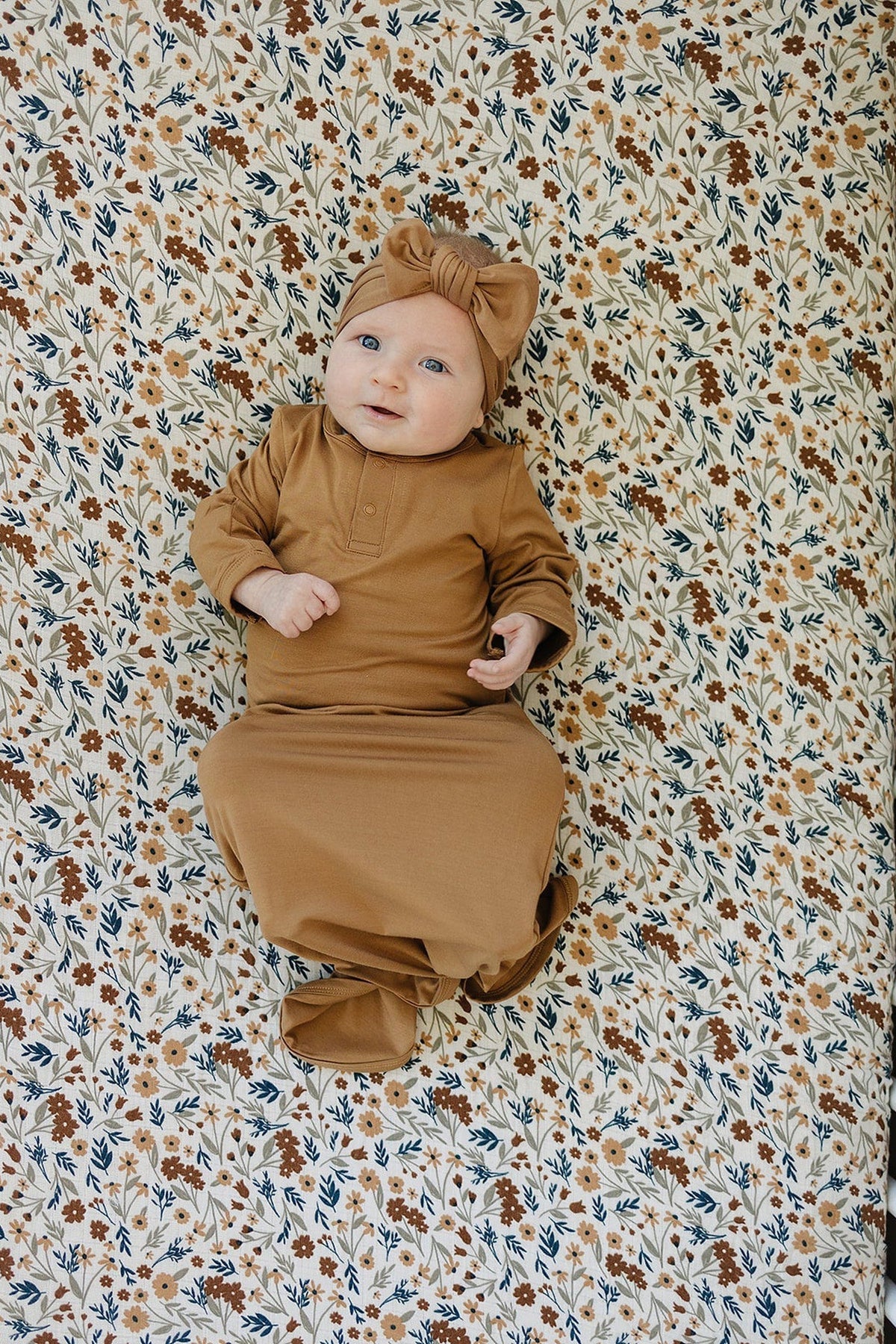 Harvest Floral Muslin Crib Sheet | 100% Cotton | Baby Essentials