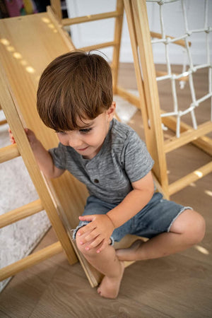 Magnolia - Wooden 7-in-1 Climber, Slide, Gym, Playset | Indoor |  New Zealand FSC-certified pinewood