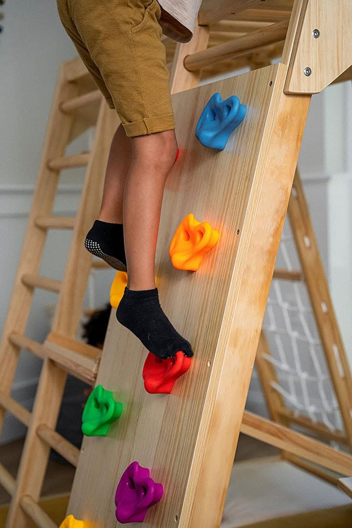 Magnolia - Wooden 7-in-1 Climber, Slide, Gym, Playset | Indoor |  New Zealand FSC-certified pinewood