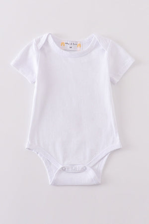 Baby Ivory Short Sleeve Bodysuit | 100% Cotton | Gender Neutral