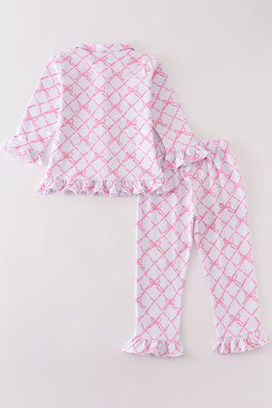 Evie's Pink Little Princes Pajama | 2 Piece Set