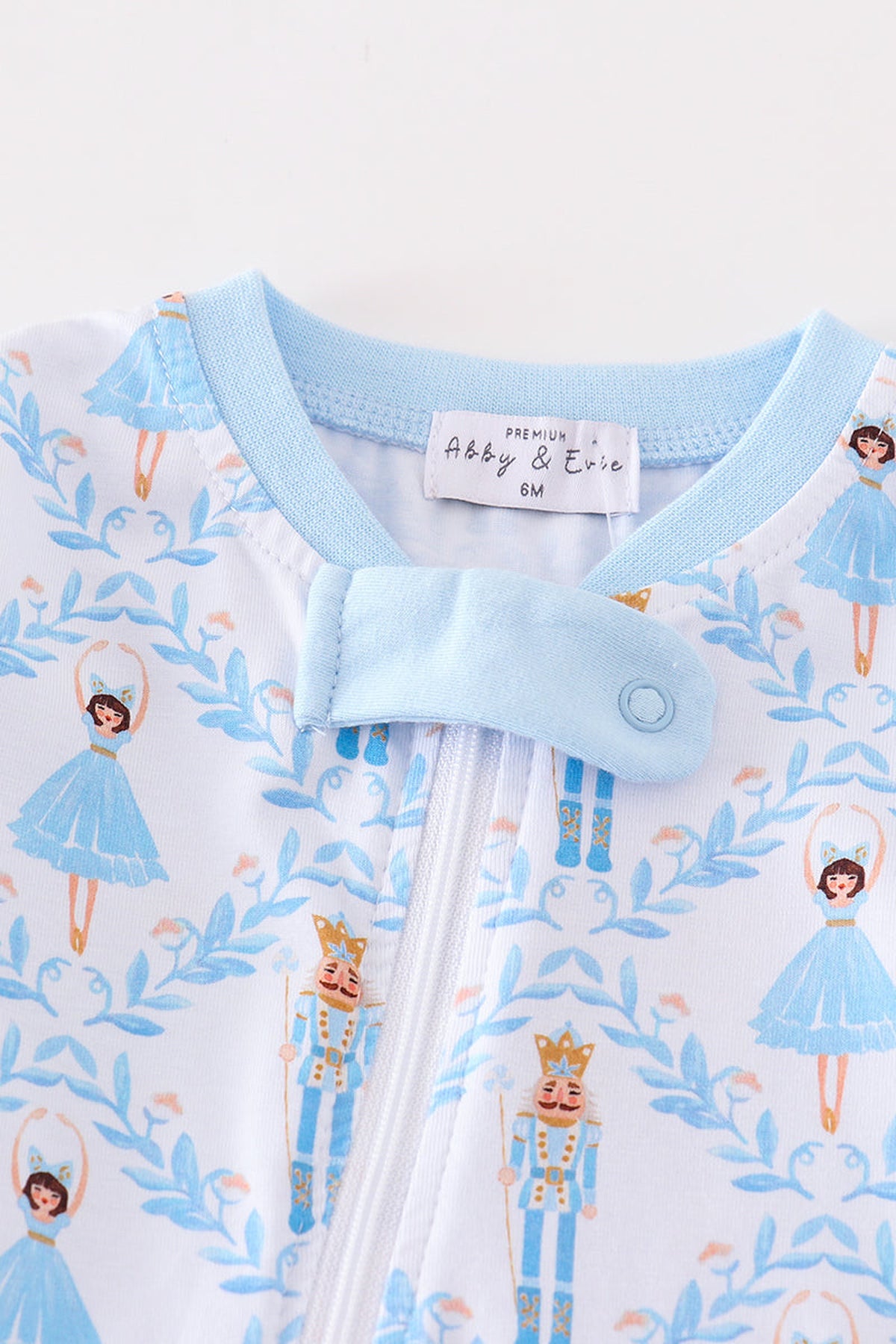 Baby Boy Blue Nutcracker Romper  | Cotton