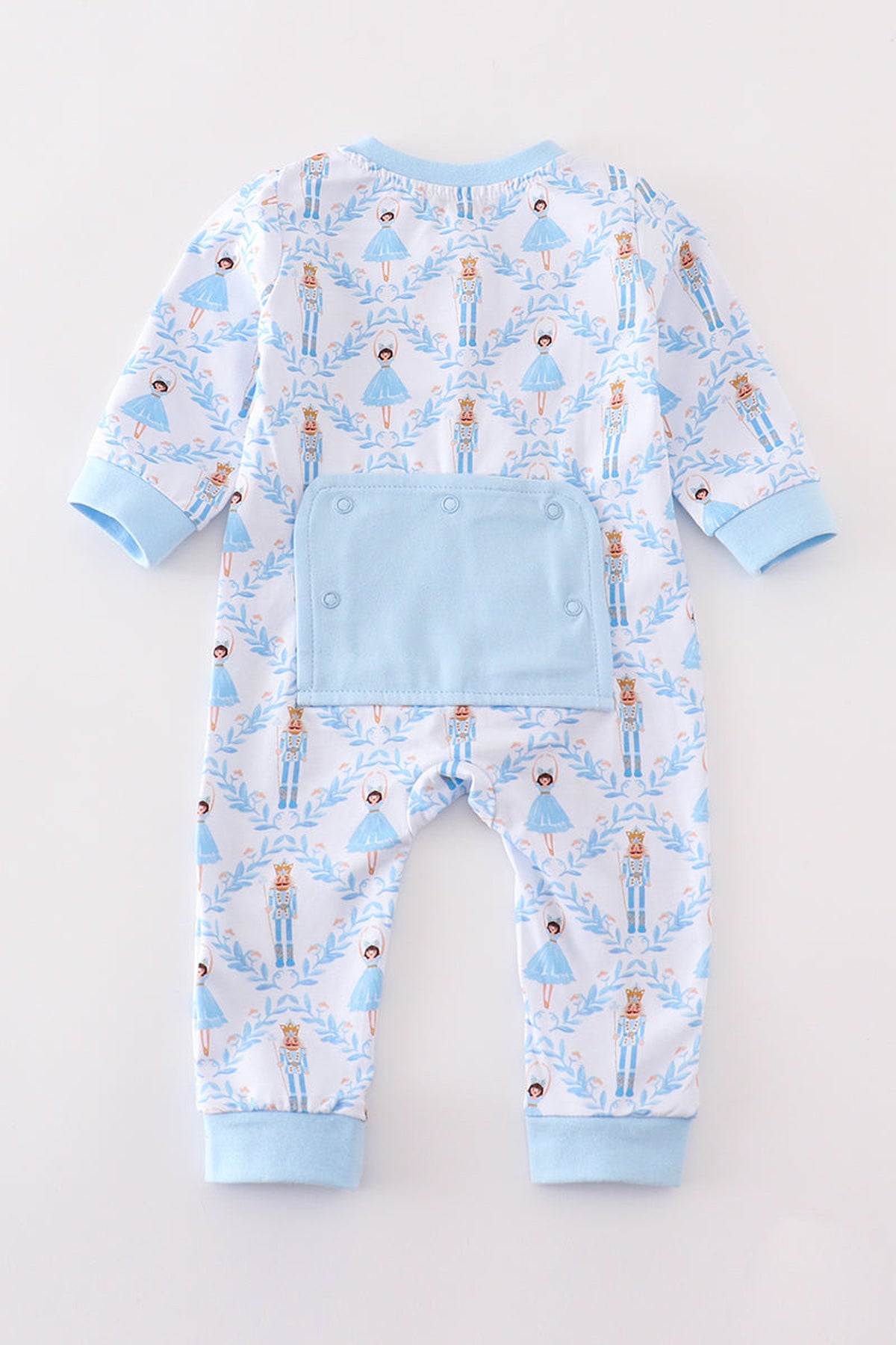 Baby Boy Blue Nutcracker Romper  | Cotton